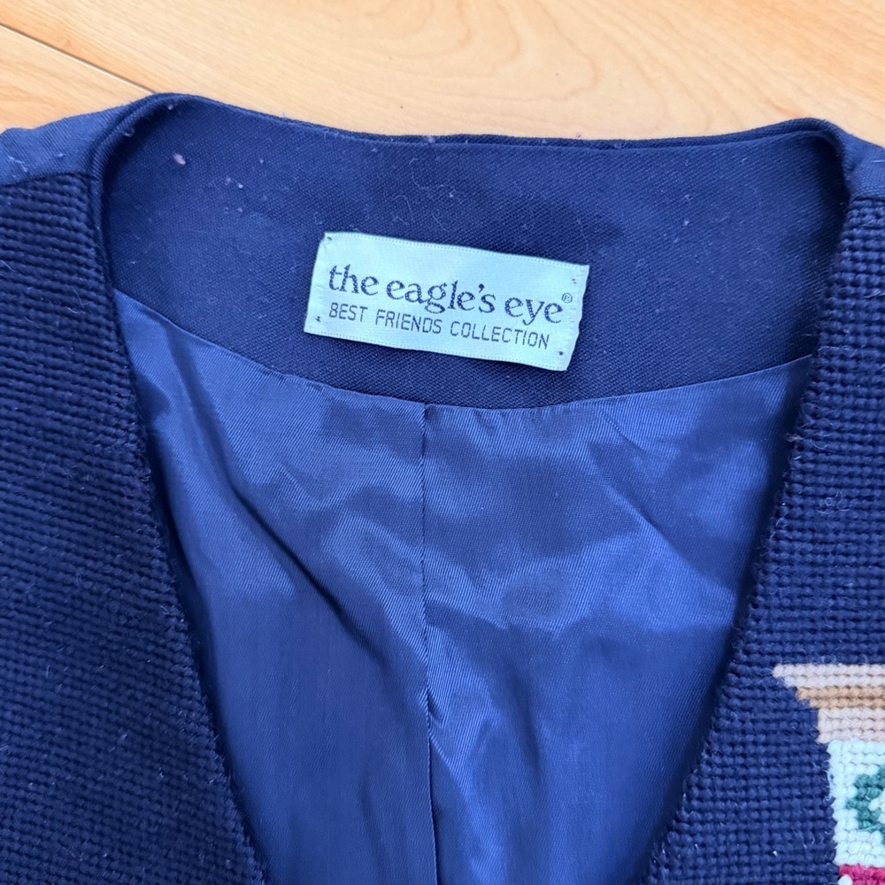 Vintage Christmas vest size L - Picture 2 of 3